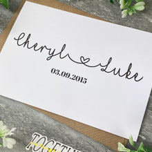 Load image into Gallery viewer, Personalised Wedding Day Card-The Persnickety Co
