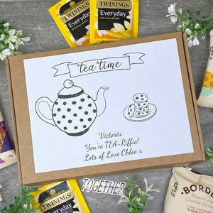 You're TEA-Riffic Personalised Tea and Biscuit Box-8-The Persnickety Co