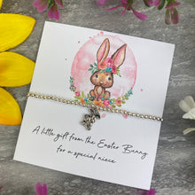 Load image into Gallery viewer, A Special Niece Easter Bunny Beaded Bracelet-The Persnickety Co

