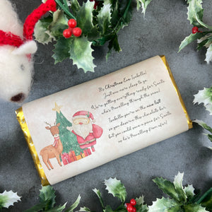 Christmas Eve Personalised Chocolate Bar