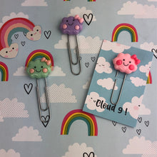 Load image into Gallery viewer, Happy Cloud Resin Paper Clip-6-The Persnickety Co
