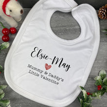 Load image into Gallery viewer, Mummy and Daddy&#39;s Little Valentine Baby Bib
