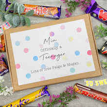 Load image into Gallery viewer, Officially A Teenager Personalised Chocolate Box-7-The Persnickety Co
