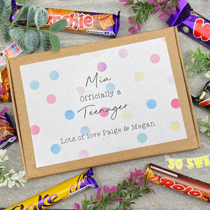 Officially A Teenager Personalised Chocolate Box-7-The Persnickety Co
