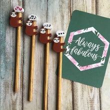 Load image into Gallery viewer, Sloth Pencil With Sloth Eraser Topper-The Persnickety Co
