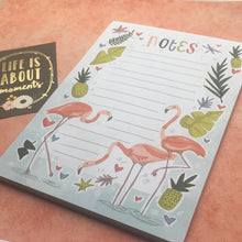 Load image into Gallery viewer, Flamingo A5 Notepad-2-The Persnickety Co

