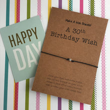 Load image into Gallery viewer, A 30th Birthday Wish -Star-6-The Persnickety Co
