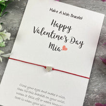 Load image into Gallery viewer, Happy Valentine&#39;s Day Personalised Wish Bracelet-4-The Persnickety Co
