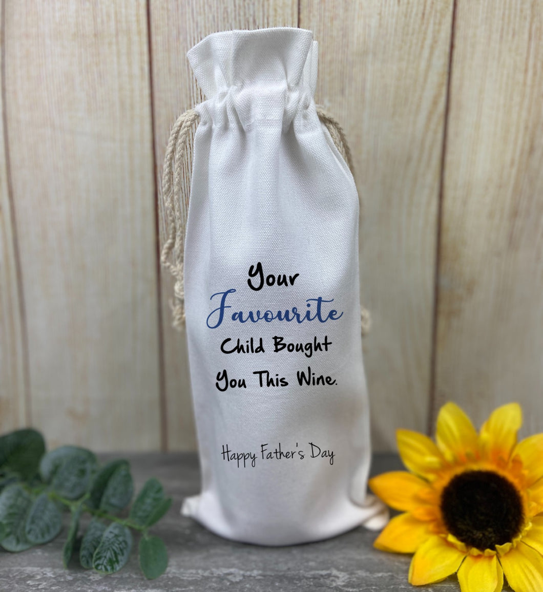 Favourite Child - Funny Bottle Bag-The Persnickety Co