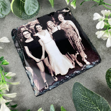 Load image into Gallery viewer, Personalised Slate Coaster - Black and White-2-The Persnickety Co
