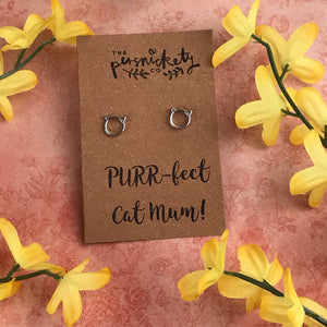 925 Sterling Silver - PURR-fect Cat Mum-7-The Persnickety Co