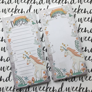Unicorns and Rainbows List Pad-2-The Persnickety Co
