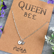 Load image into Gallery viewer, Queen Bee Necklace-10-The Persnickety Co
