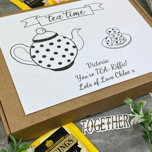 You're TEA-Riffic Personalised Tea and Biscuit Box-4-The Persnickety Co