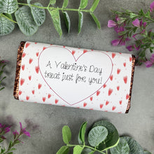 Load image into Gallery viewer, Valentine&#39;s Day Hearts Chocolate Bar
