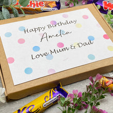 Load image into Gallery viewer, Personalised Birthday Chocolate Gift Box-9-The Persnickety Co
