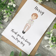 Load image into Gallery viewer, Thank You For Being Our Pageboy Card-6-The Persnickety Co
