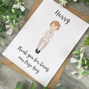 Thank You For Being Our Pageboy Card-6-The Persnickety Co