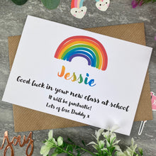 Load image into Gallery viewer, Good Luck In Your New Class Rainbow Card-8-The Persnickety Co
