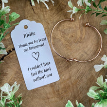 Load image into Gallery viewer, Knot Bangle - Bridesmaid Thank You-The Persnickety Co
