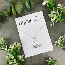 Load image into Gallery viewer, Dainty Heart Necklace - Personalized Name
