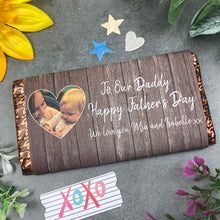 Load image into Gallery viewer, Happy Father&#39;s Day Personalised Photo Chocolate Bar
