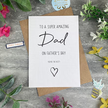 Load image into Gallery viewer, Super Amazing Dad Father&#39;s Day Card-The Persnickety Co
