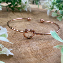 Load image into Gallery viewer, I Couldn&#39;t Tie The Knot Without You Knot Bangle-5-The Persnickety Co
