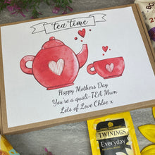 Load image into Gallery viewer, Mothers Day Quali-TEA Tea and Biscuit Box

