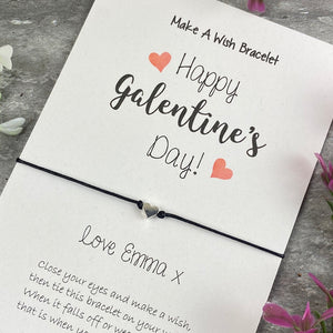 Personalised Happy Galentine's Day Wish Bracelet-9-The Persnickety Co