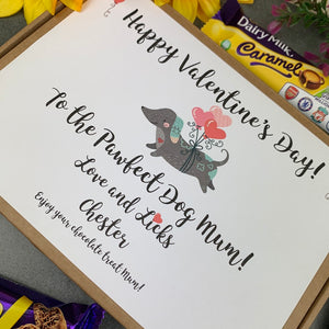 Personalised Dog Mum Valentine's Day Chocolate Box