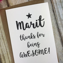 Load image into Gallery viewer, Thanks For Being Awesome Card-6-The Persnickety Co
