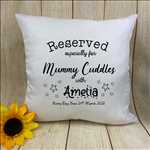 Load image into Gallery viewer, Reserved Cuddles - Personalised Mother&#39;s Day Cushion
