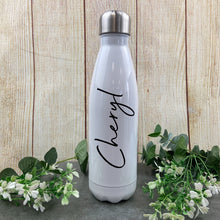 Load image into Gallery viewer, Personalised White Water Bottle
