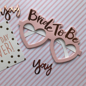 Bride To Be Heart Shaped Glasses-7-The Persnickety Co