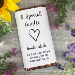 A Special Auntie Chocolate Bar