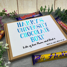 Load image into Gallery viewer, Personalised University Chocolate Box - Blue
