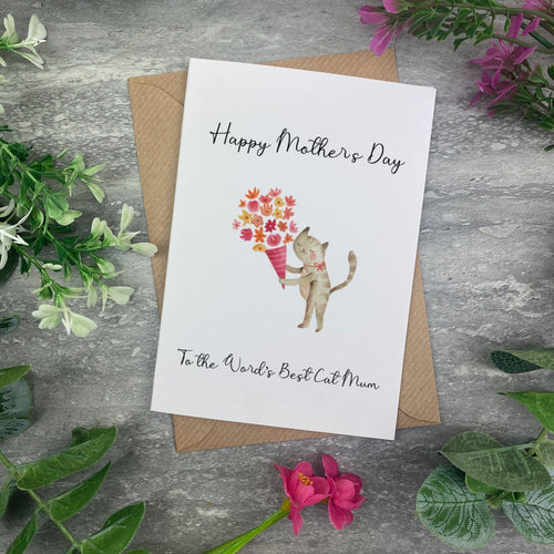 Cat Mum Mother's Day Card-The Persnickety Co