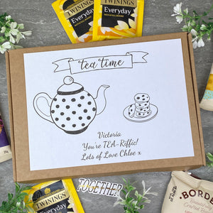 You're TEA-Riffic Personalised Tea and Biscuit Box-7-The Persnickety Co