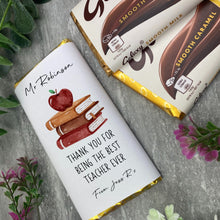 Load image into Gallery viewer, Teacher Chocolate Bar- Best Teacher Ever
