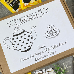 Tea-Riffic Friend Personalised Tea and Biscuit Box-2-The Persnickety Co