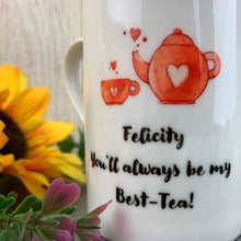 Load image into Gallery viewer, Personalised Best-tea Bone China Mug
