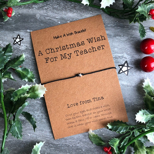 A Christmas Wish For My Teacher-The Persnickety Co