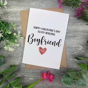 Valentines Card- Amazing Boyfriend