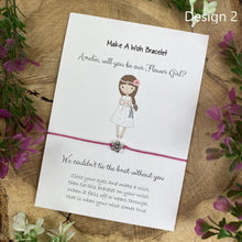 Load image into Gallery viewer, Will You Be Our Flower Girl Wish Bracelet-The Persnickety Co
