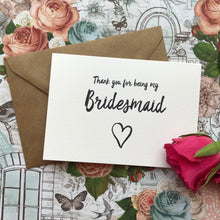 Load image into Gallery viewer, Thank You For Being My Bridesmaid-5-The Persnickety Co
