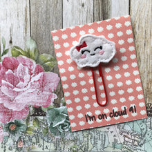Load image into Gallery viewer, Felt Cloud Paper Clip-7-The Persnickety Co
