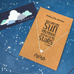 You Are My Sun My Moon And All Of My Stars Necklace-The Persnickety Co