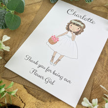 Load image into Gallery viewer, Wedding Card - Thank You For Being Our Flower Girl-4-The Persnickety Co
