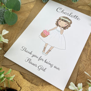 Wedding Card - Thank You For Being Our Flower Girl-4-The Persnickety Co